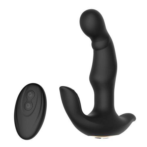 BOOM Charles II stimulátor prostaty na dálkové ovládání - černý BOOM