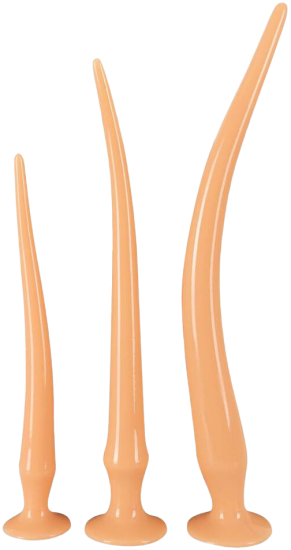 Super Long Butt Plug Set flesh